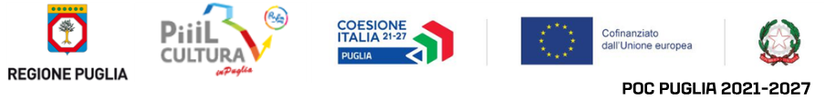 Regione Puglia, Piiil Cultura, Coesione Italia 21-27, Unione Europea